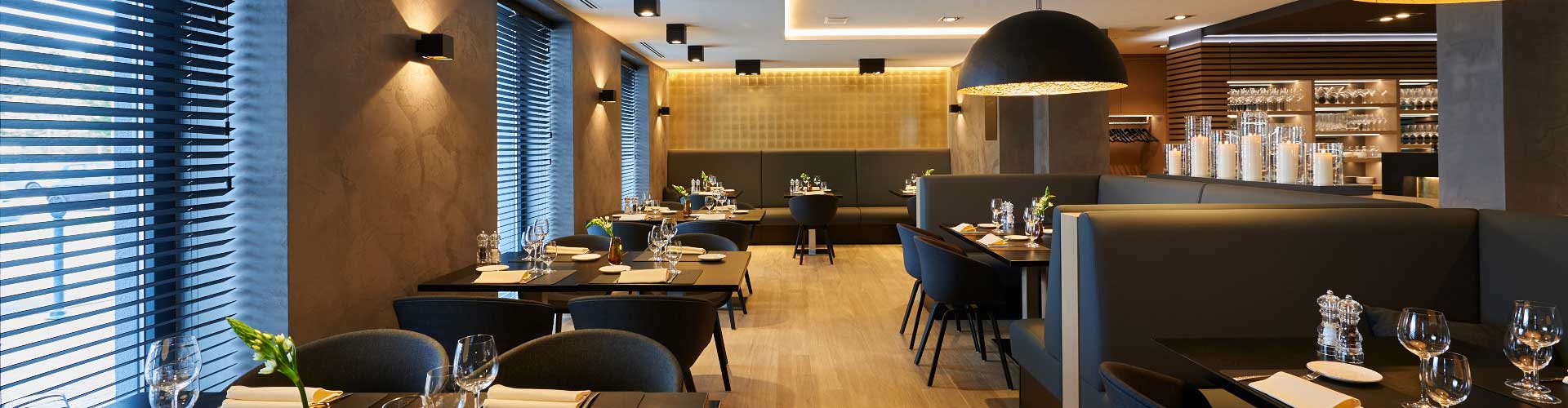 Bild zum projekt - Innengestaltung des Sternerestaurants Quadras